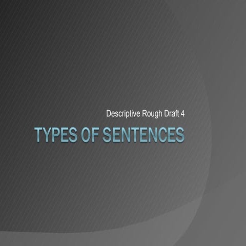 Descriptive Essay Rough Draft 4