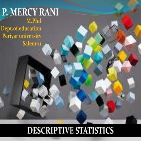 Descriptive statistics