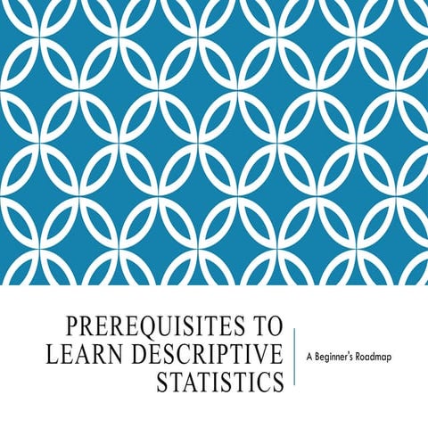 Comprehensive Beginner's Roadmap to Mastering Descriptive Statistics ...