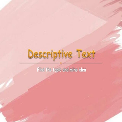 Descriptive text
