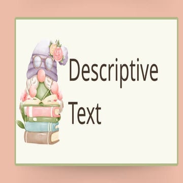 Descriptive Writing | PPTX