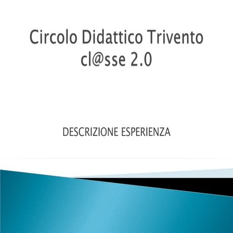 Descrizione esperienza