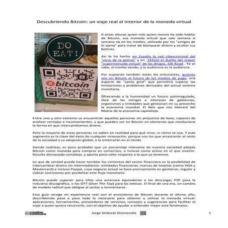 Una completa y pionera guía sobre Bitcoin, la moneda virtual