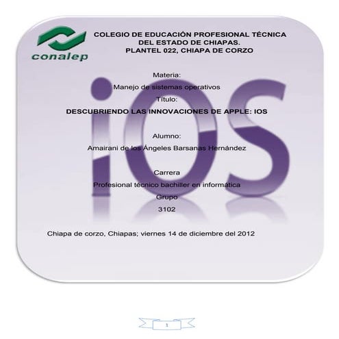 Descubriendo las innovaciones de apple ios (proyecto final)