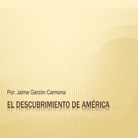 Descubrimiento de america escrito