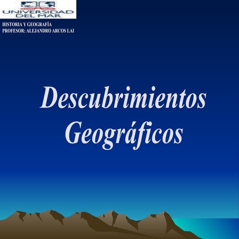 Descubrimientos Geograficos