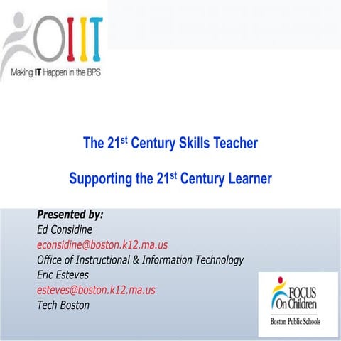 21st CenturyTeaching and Learning
