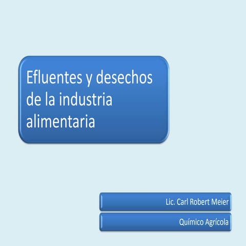 Desechos industria alimentos