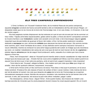 Desena lectura de llengua catalana