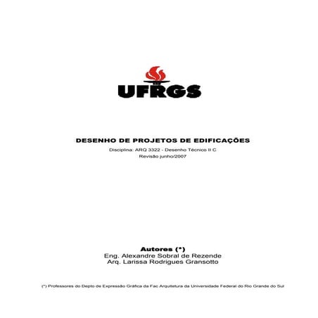 Desenho de projetos de edificaes