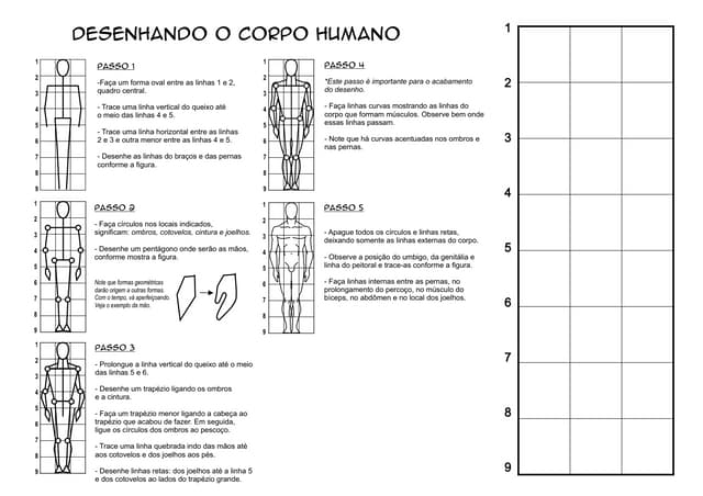 Desenho Do Corpo Humano Passo A Passo Tutorial De Desenhar Um Corpo