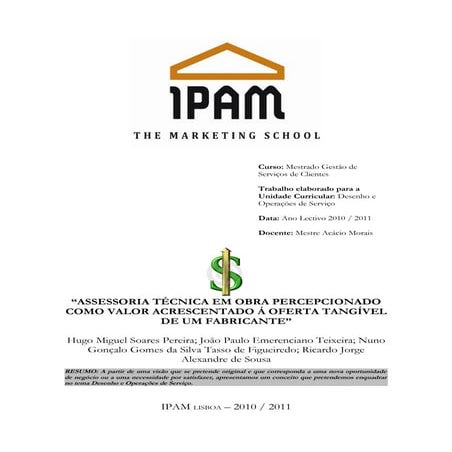 Desenho & operações de serviço