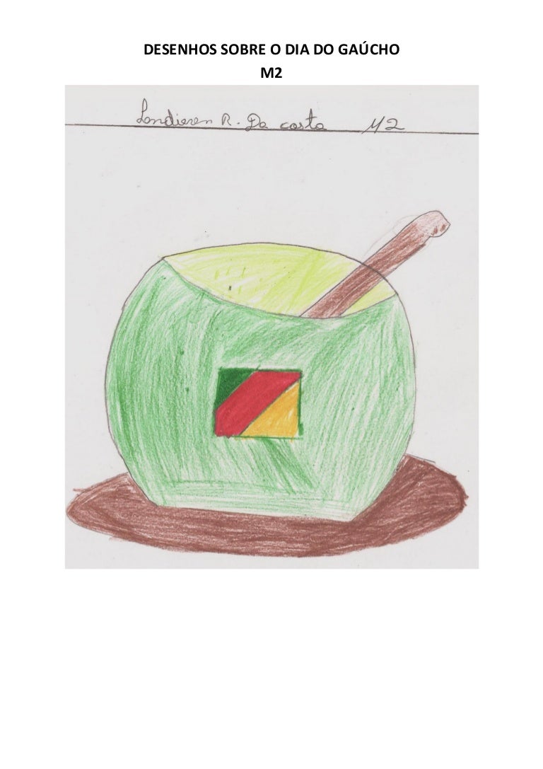 Desenhos Sobre O Dia Do Gaucho Turma M2