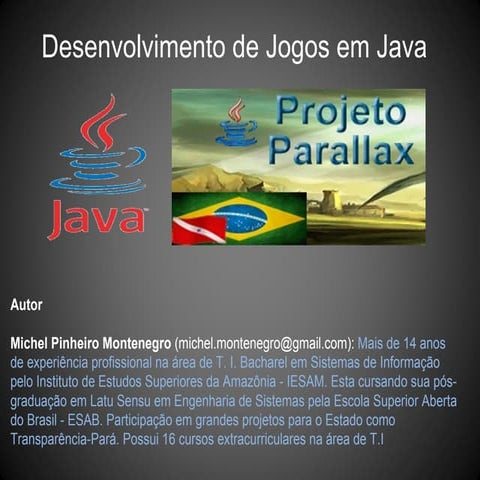 Desenv.  jogos em java e Proj. Parallax