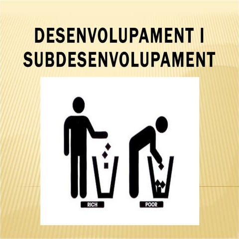 Desenvolupament i subdesenvolupament