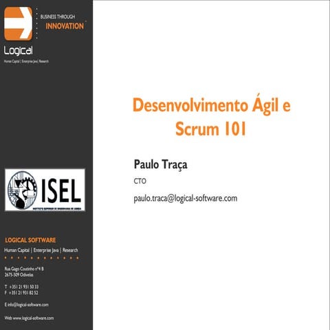 Desenvolvimento Ágil e Scrum 101