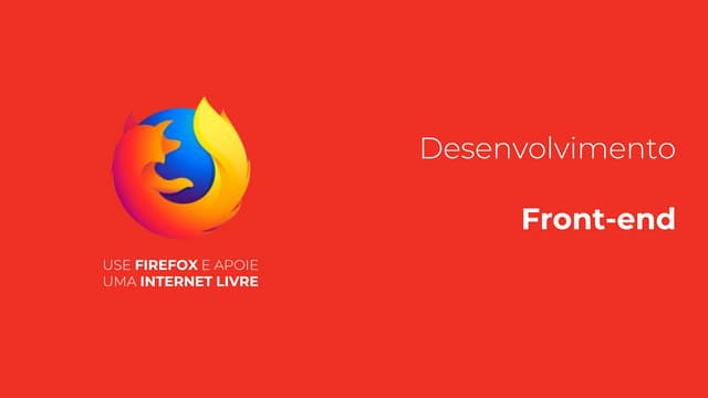 Introdução ao Desenvolvimento front-end (2019)