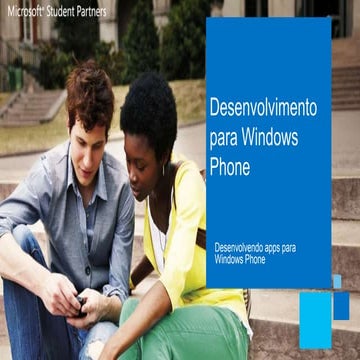 Desenvolvimento para windows phone