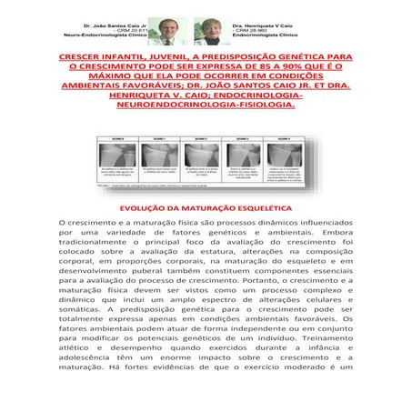 Princípios Fisiológicos do exercício para crianças e Adolescentes ...