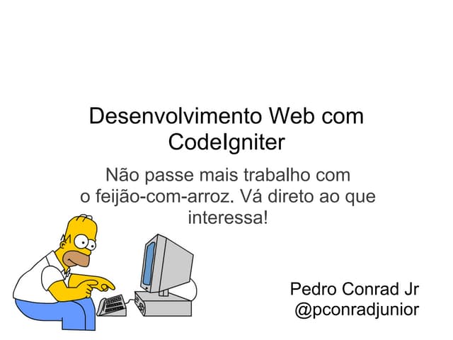 Desenvolvimento web com CodeIgniter