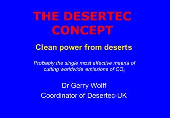 Desertec talk1