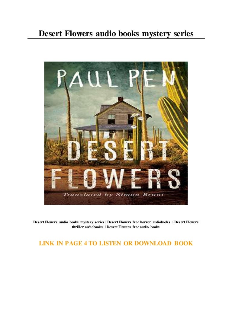 Desert Flowers Audio Books Mystery Series Desert Flowers Audio Books Mystery Series