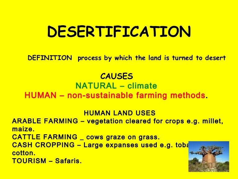 Desertification