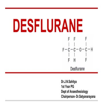 Desflurane