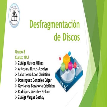 Desfragmentación de discos