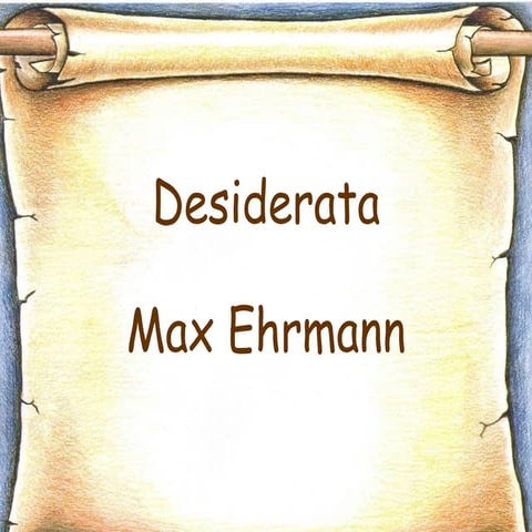 Desiderata