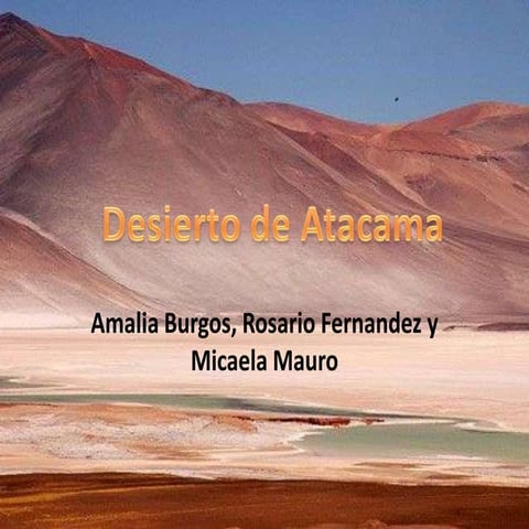 AMBIENTE: Desierto 6 A
