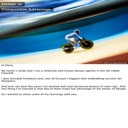 Design for Start-Ups