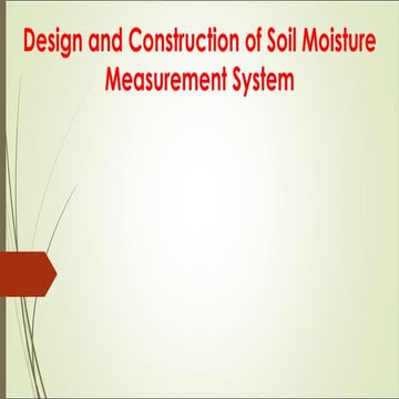 Design and-construction-of-soil-moisture-measurement-system
