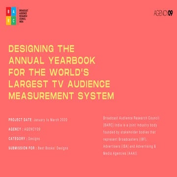 Annual Report | BARC INDIA | AGENCY09