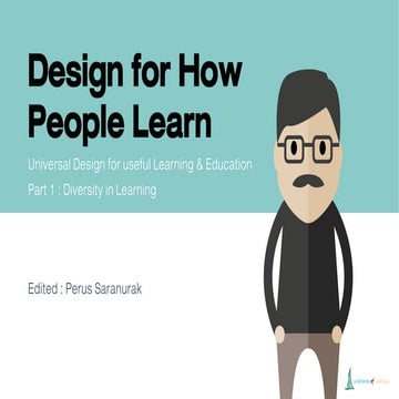 Design for how people learn 