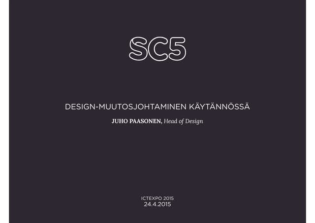 Miten design-muutosjohtaminen hyödyttää yrityksiä?
