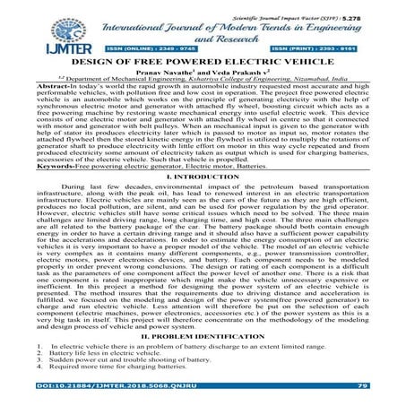 Free Powered Electric Vehicle_Designed by Pranav Navathe