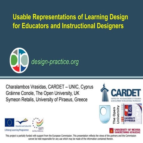 Usable Representations of Learning Design