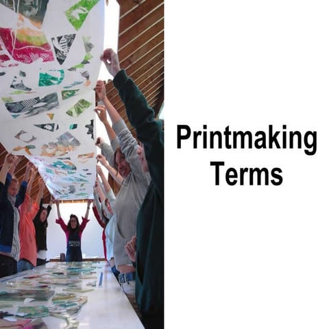 Design Printmaking Terms Pics