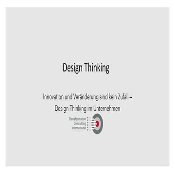Was ist Design Thinking? Wie kann ich die Methode in den Unternehmensalltag i...
