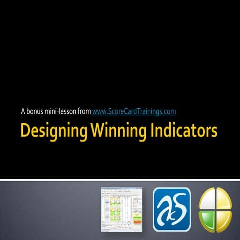 Design winning-kpis