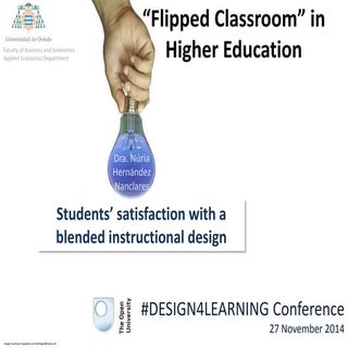 Students’ satisfaction with a blend...