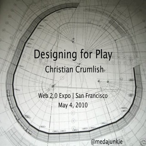 Designing for Play at Web 2.0. Expo SF 2010