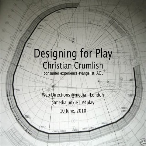 Designing for Play (at Web Directions @media)