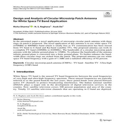 Design and Analysis of Circular Microstrip Patch Antenna.pdf