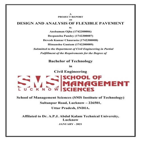 Flexible pavement design by aashto method | PPTX
