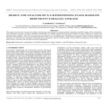 Design and analysis of x y-q positioning stage based on