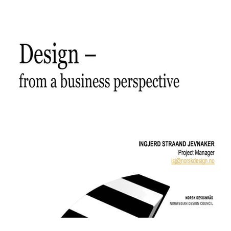 Design from a business perspective