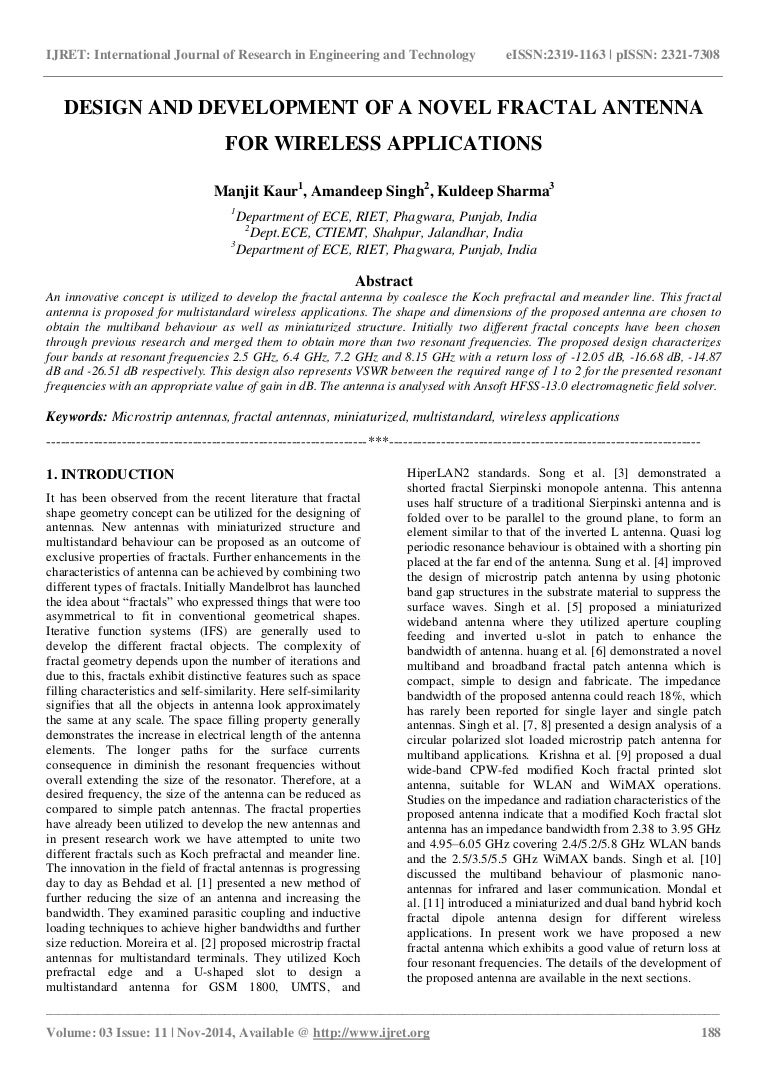 Fractal antenna phd thesis