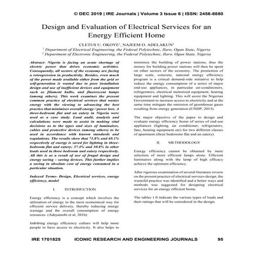 DESIGN OF AN ELECTRICAL INSTALLATION OF A STOREY BUILDING | PDF